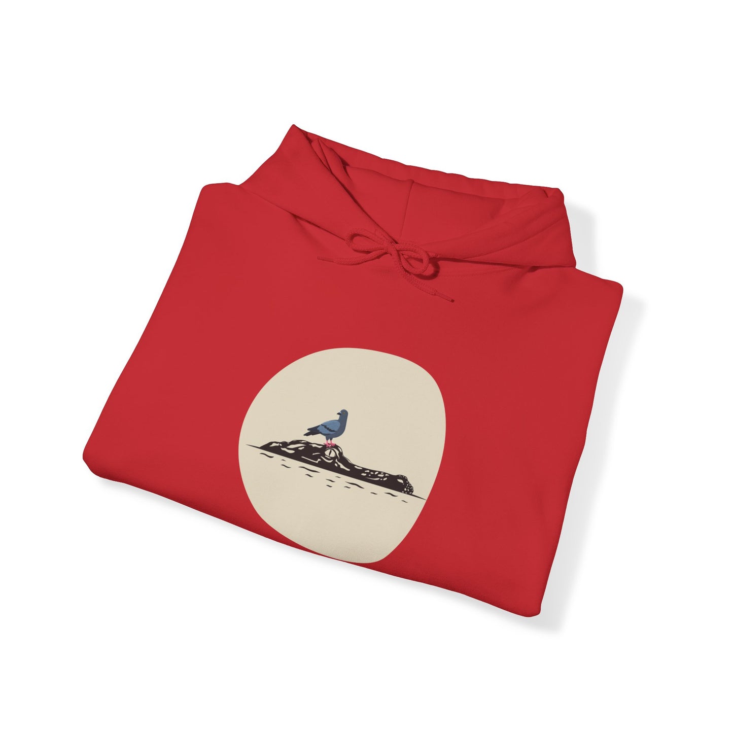 Pigeon Riding a Gator Unisex Hoodie