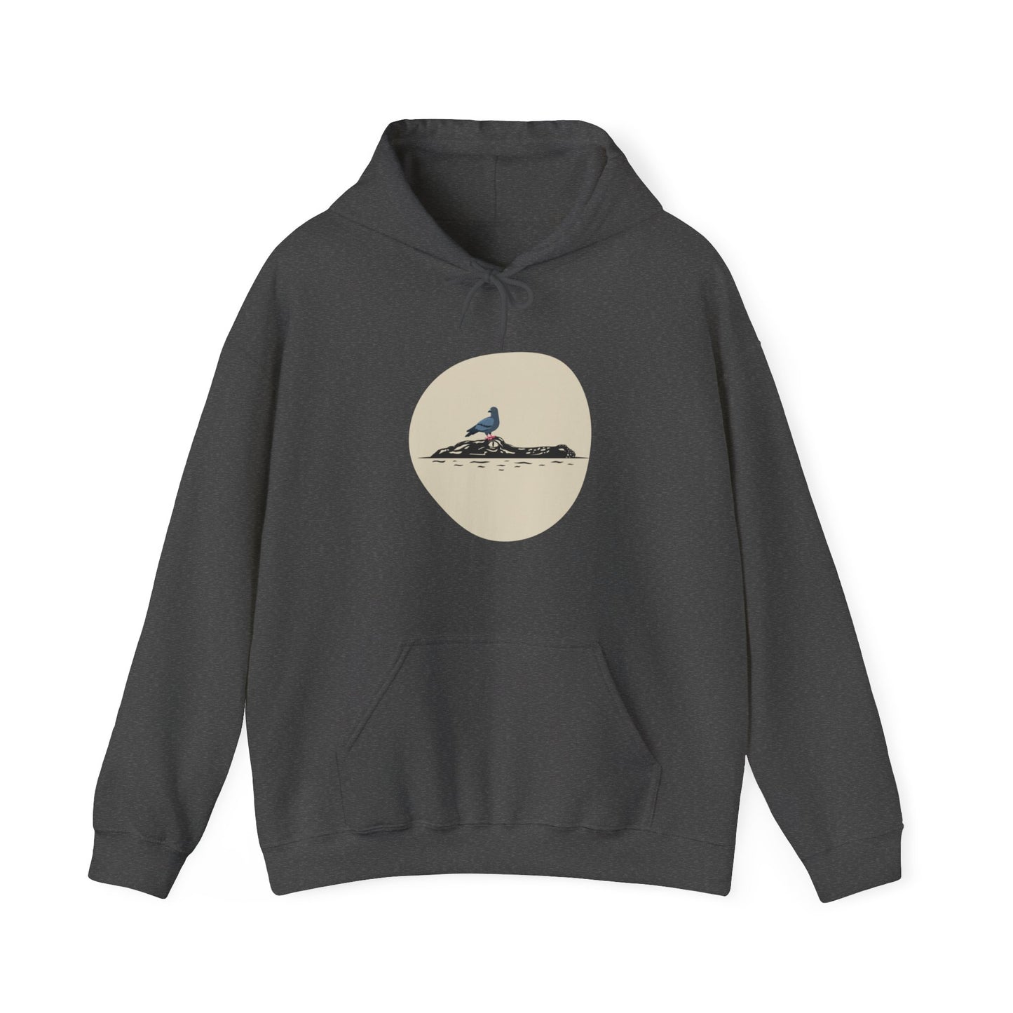 Pigeon Riding a Gator Unisex Hoodie