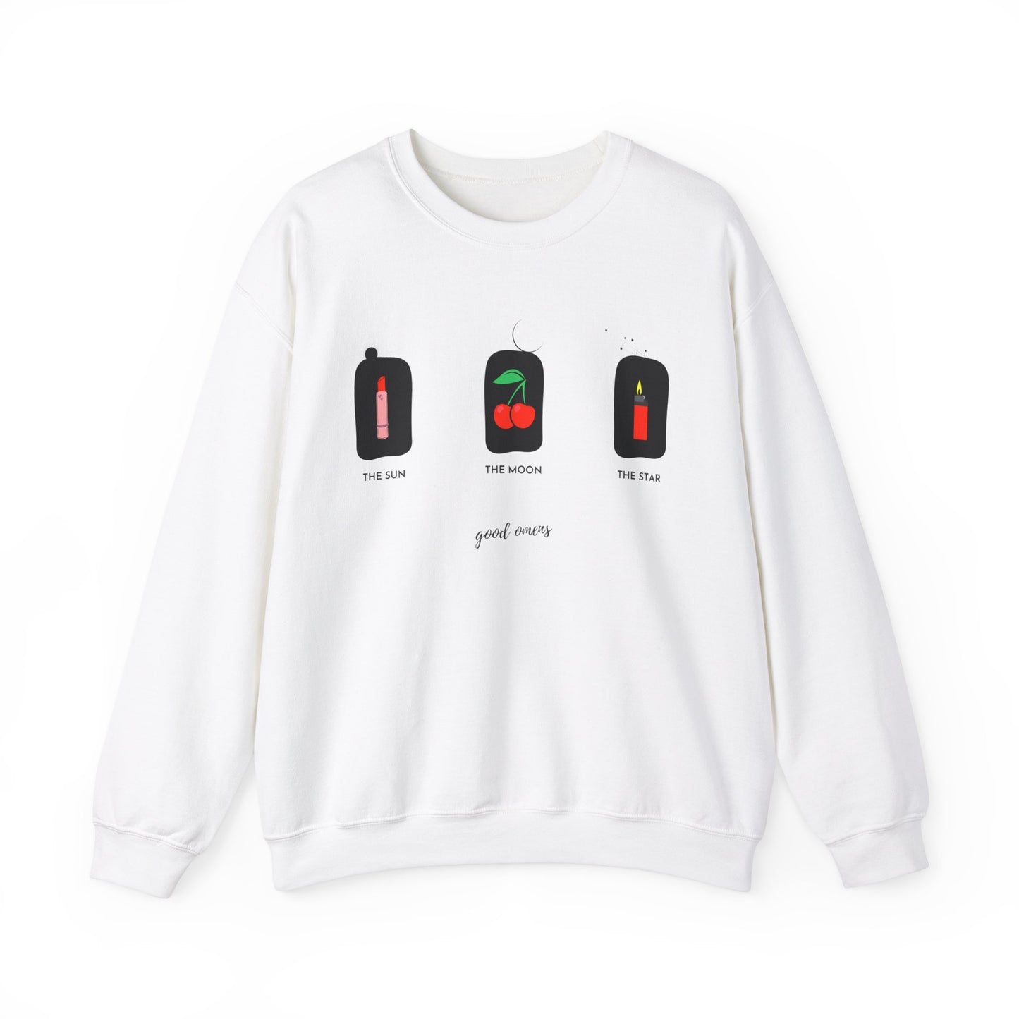 Cheeky Tarot, Good Omens Collection Crewneck Sweatshirt