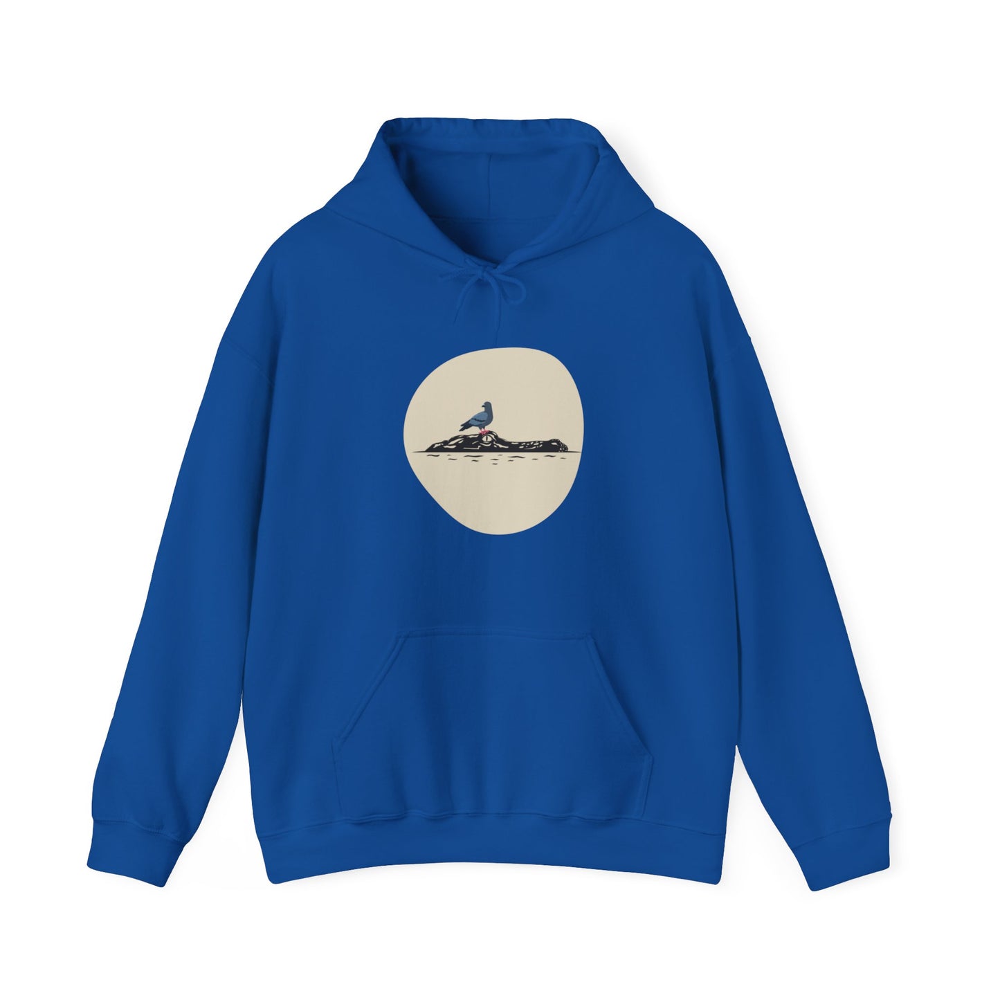 Pigeon Riding a Gator Unisex Hoodie