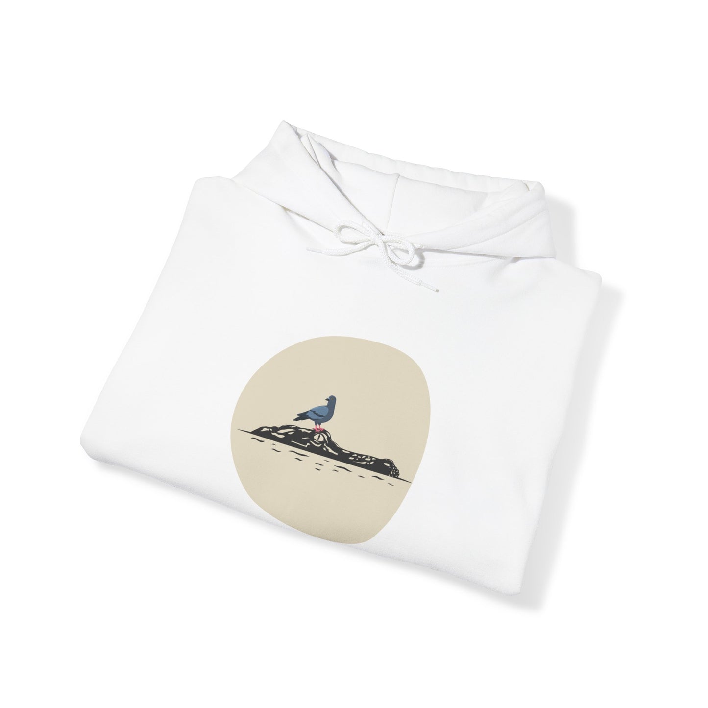 Pigeon Riding a Gator Unisex Hoodie
