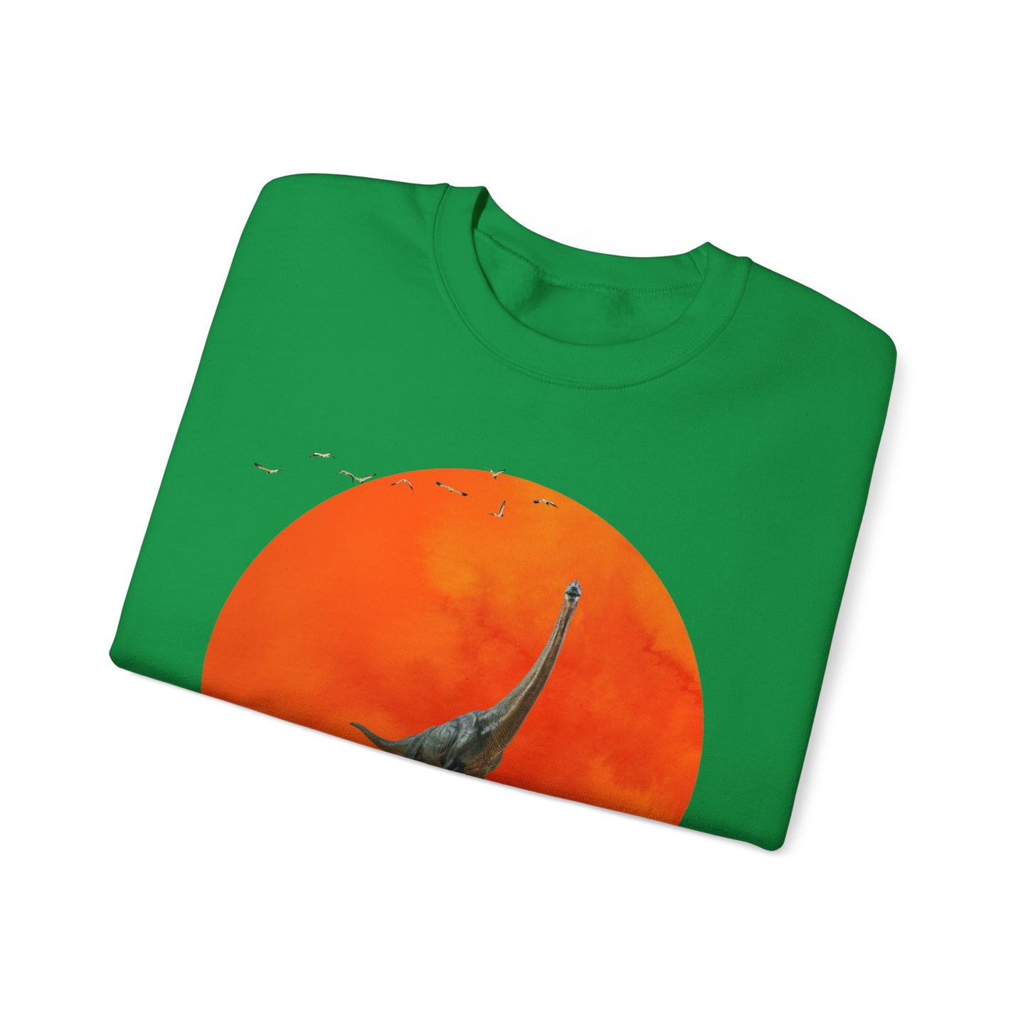 Veggie Lover Herbivore Dinosaur Crew Neck Sweatshirt