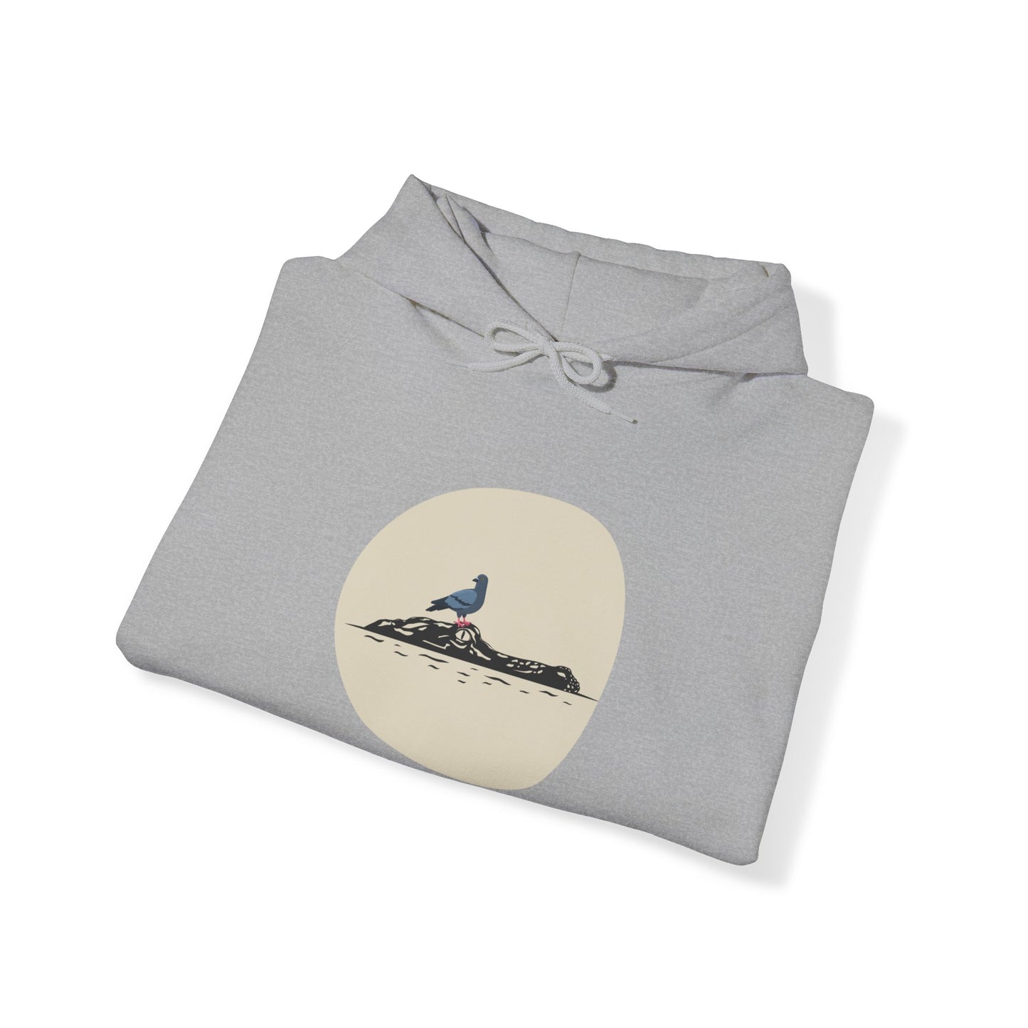 Pigeon Riding a Gator Unisex Hoodie
