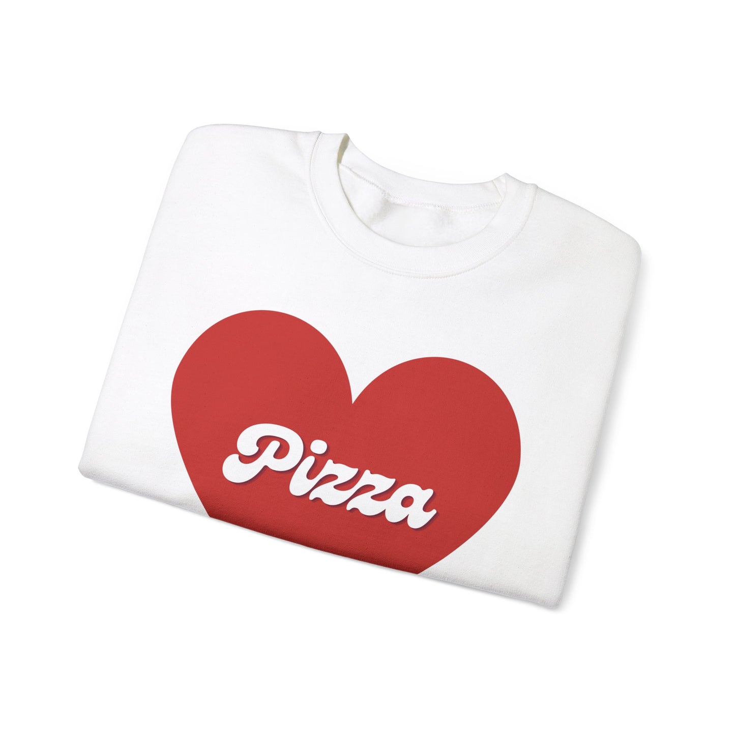 Pizza Lover Simple Crew Neck Sweatshirt