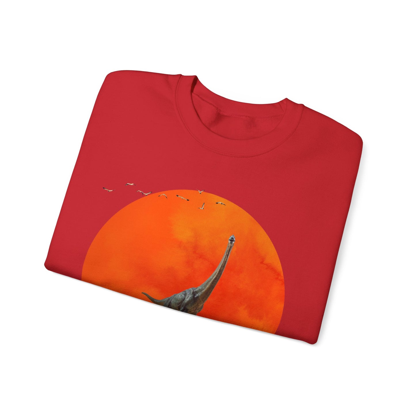 Veggie Lover Herbivore Dinosaur Crew Neck Sweatshirt