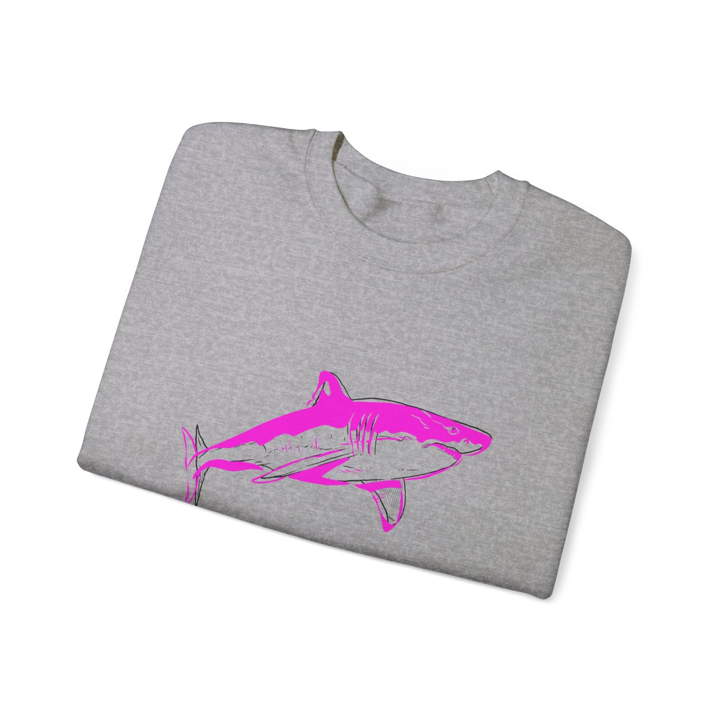 Pink Shark, Good Omens Collection Sweatshirt