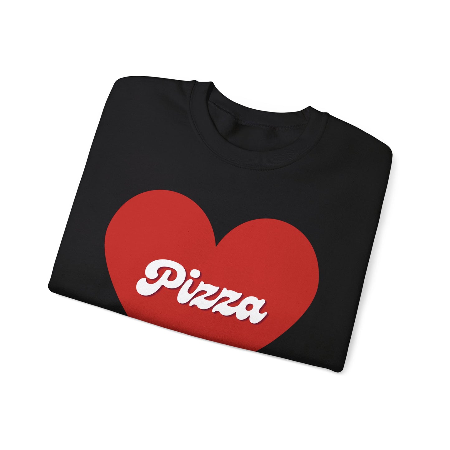 Pizza Lover Simple Crew Neck Sweatshirt