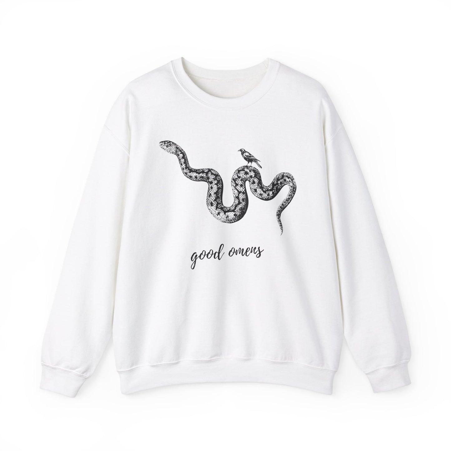 Bird and Snake Good Omens Collection Sweatshirt
