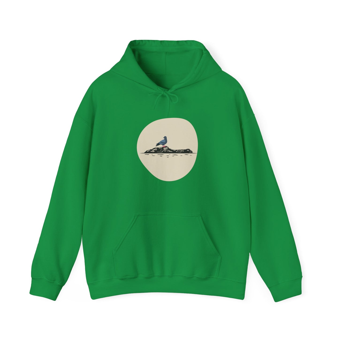 Pigeon Riding a Gator Unisex Hoodie