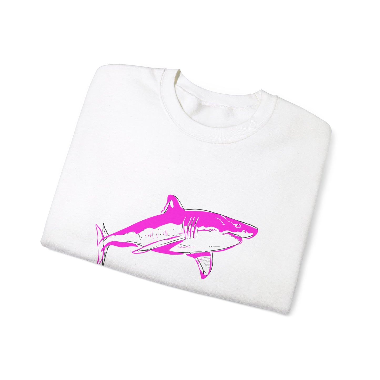 Pink Shark, Good Omens Collection Sweatshirt