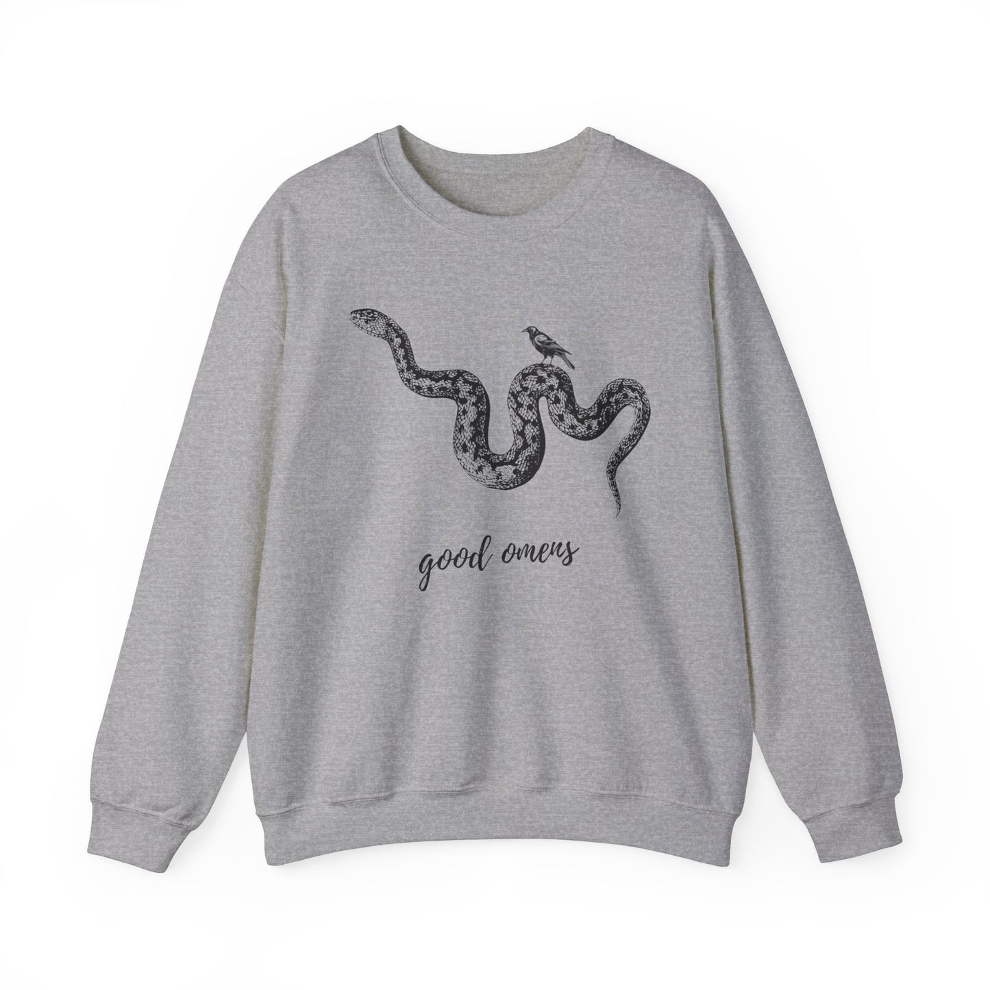 Bird and Snake Good Omens Collection Sweatshirt