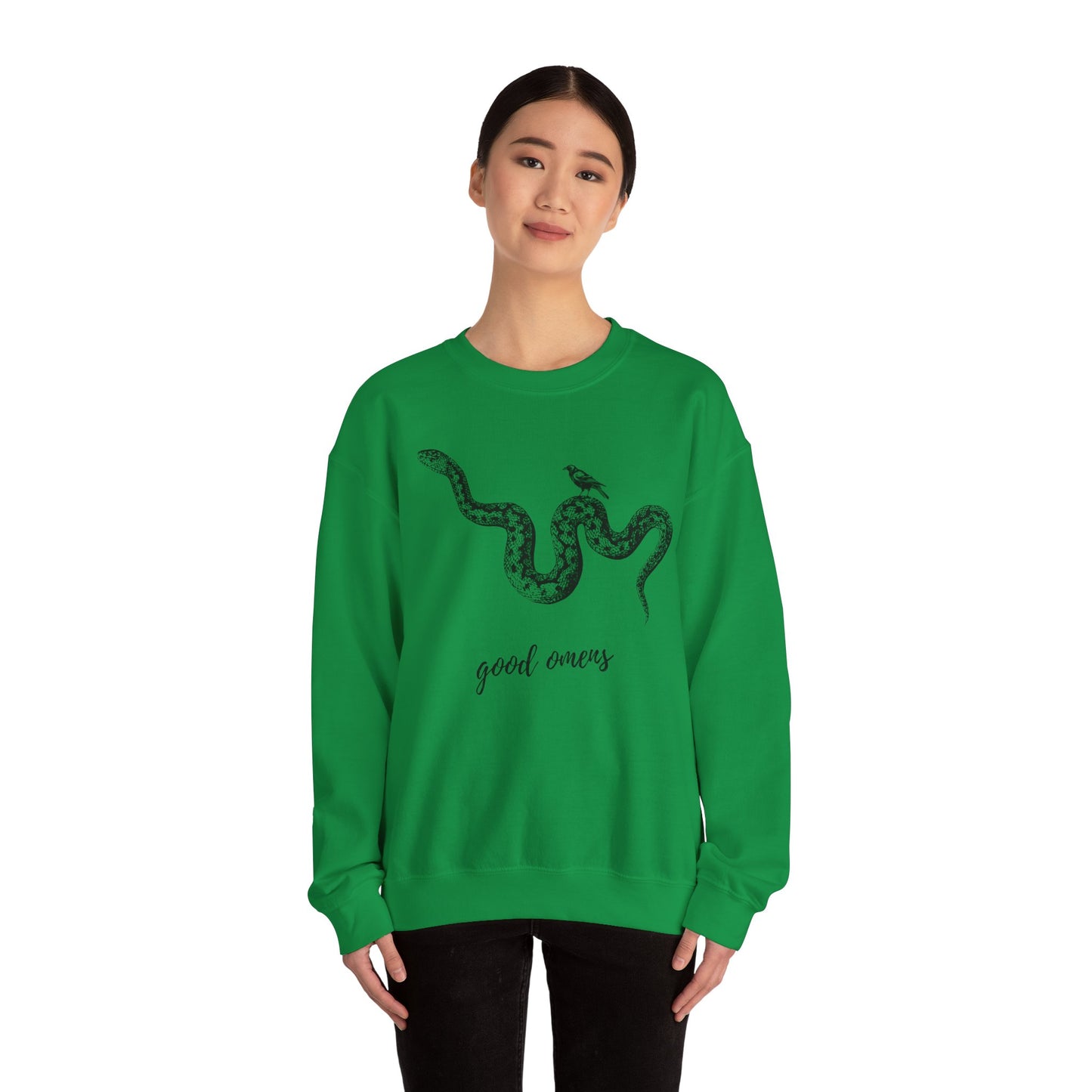 Bird and Snake Good Omens Collection Sweatshirt
