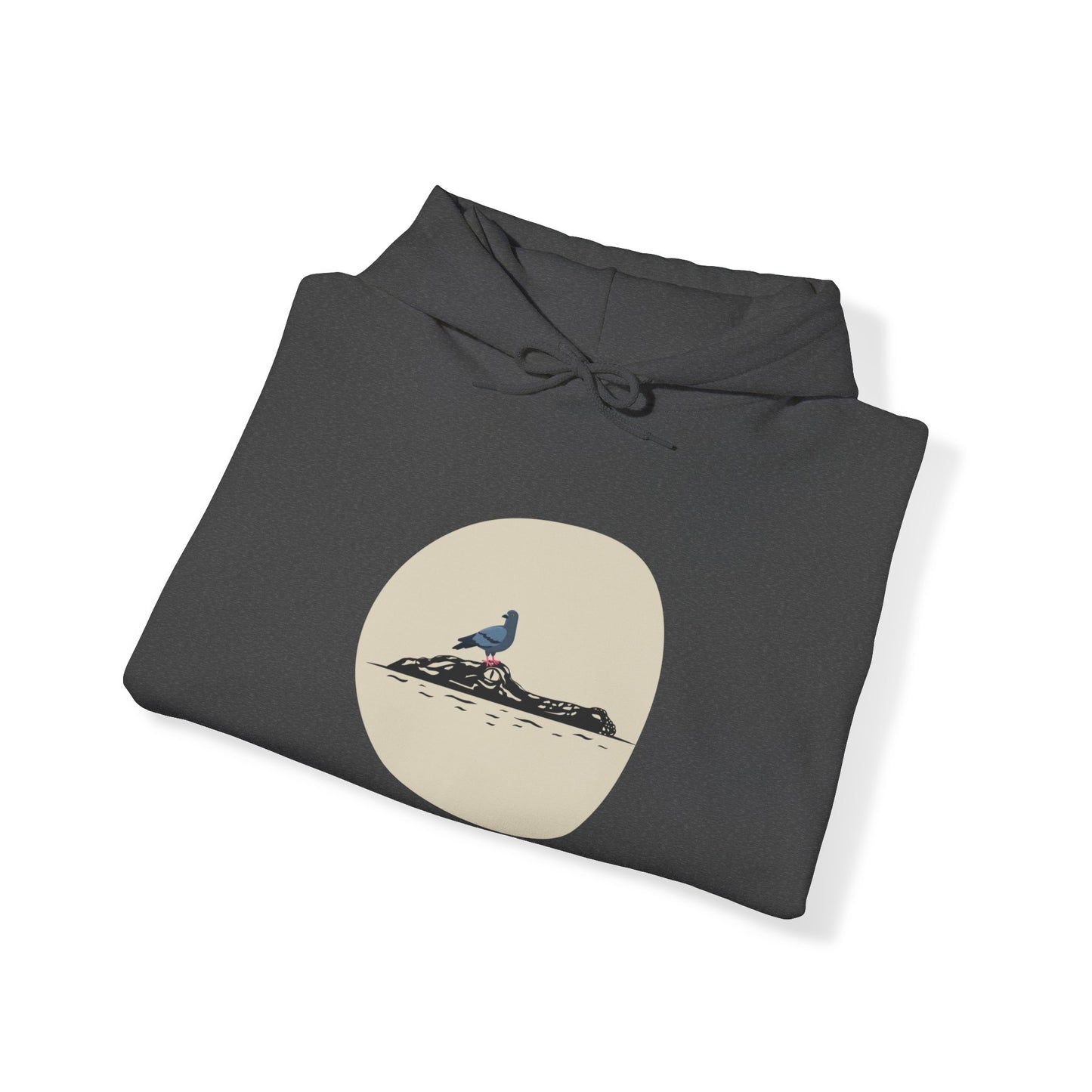 Pigeon Riding a Gator Unisex Hoodie