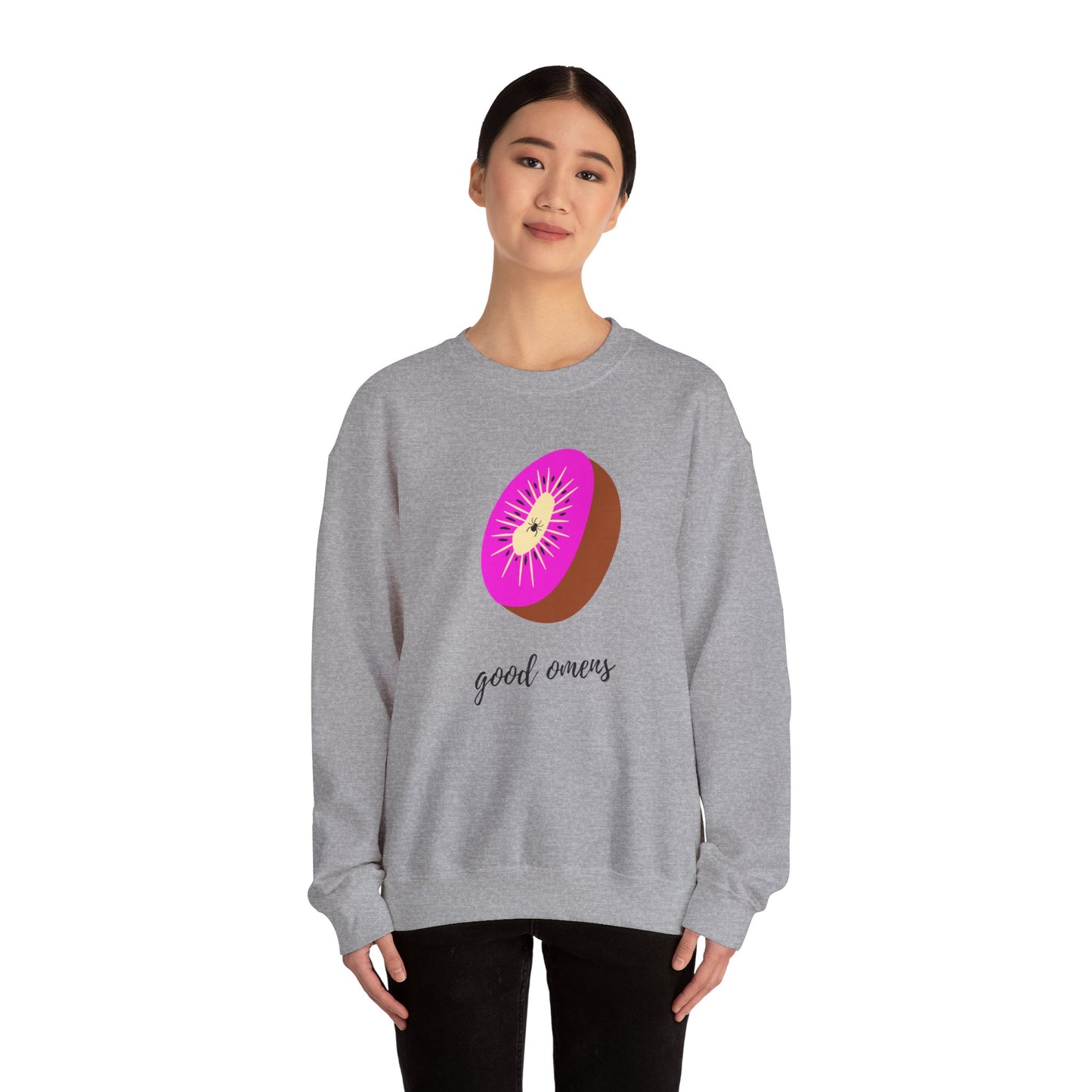 Pink Kiwi, Good Omens Collection Sweatshirt