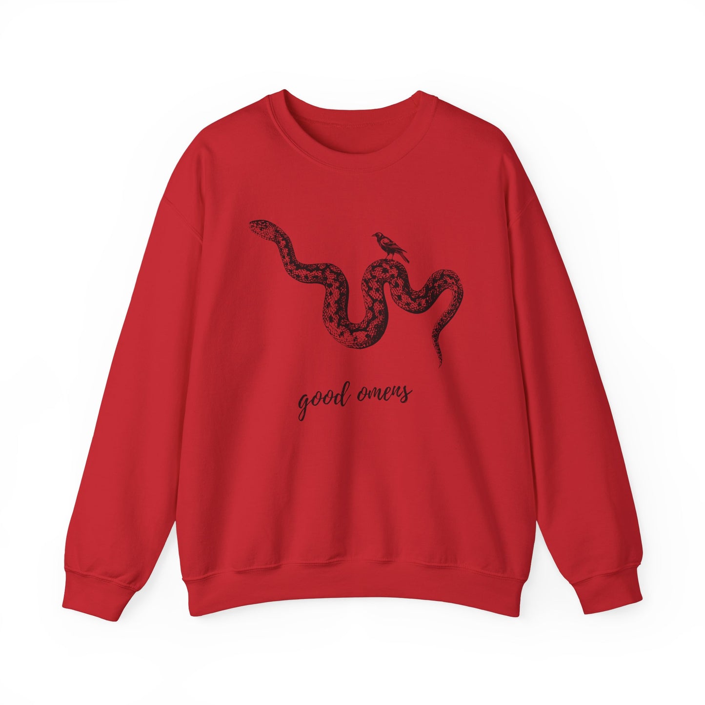 Bird and Snake Good Omens Collection Sweatshirt