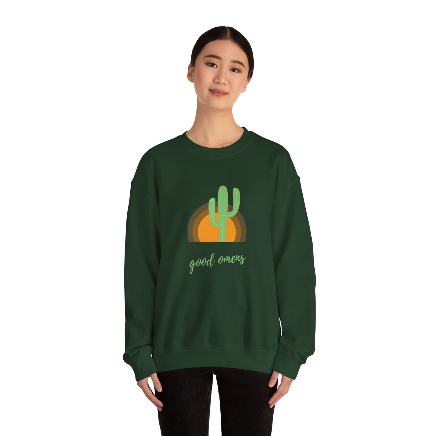 Cactus Sunset, Good Omens Collection Sweatshirt