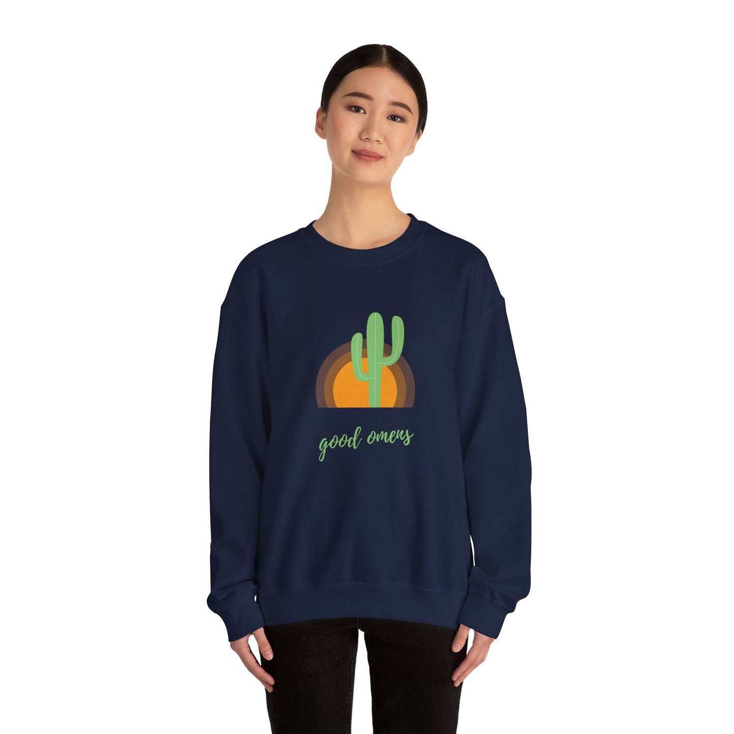 Cactus Sunset, Good Omens Collection Sweatshirt