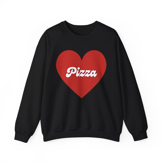 Pizza Lover Simple Crew Neck Sweatshirt