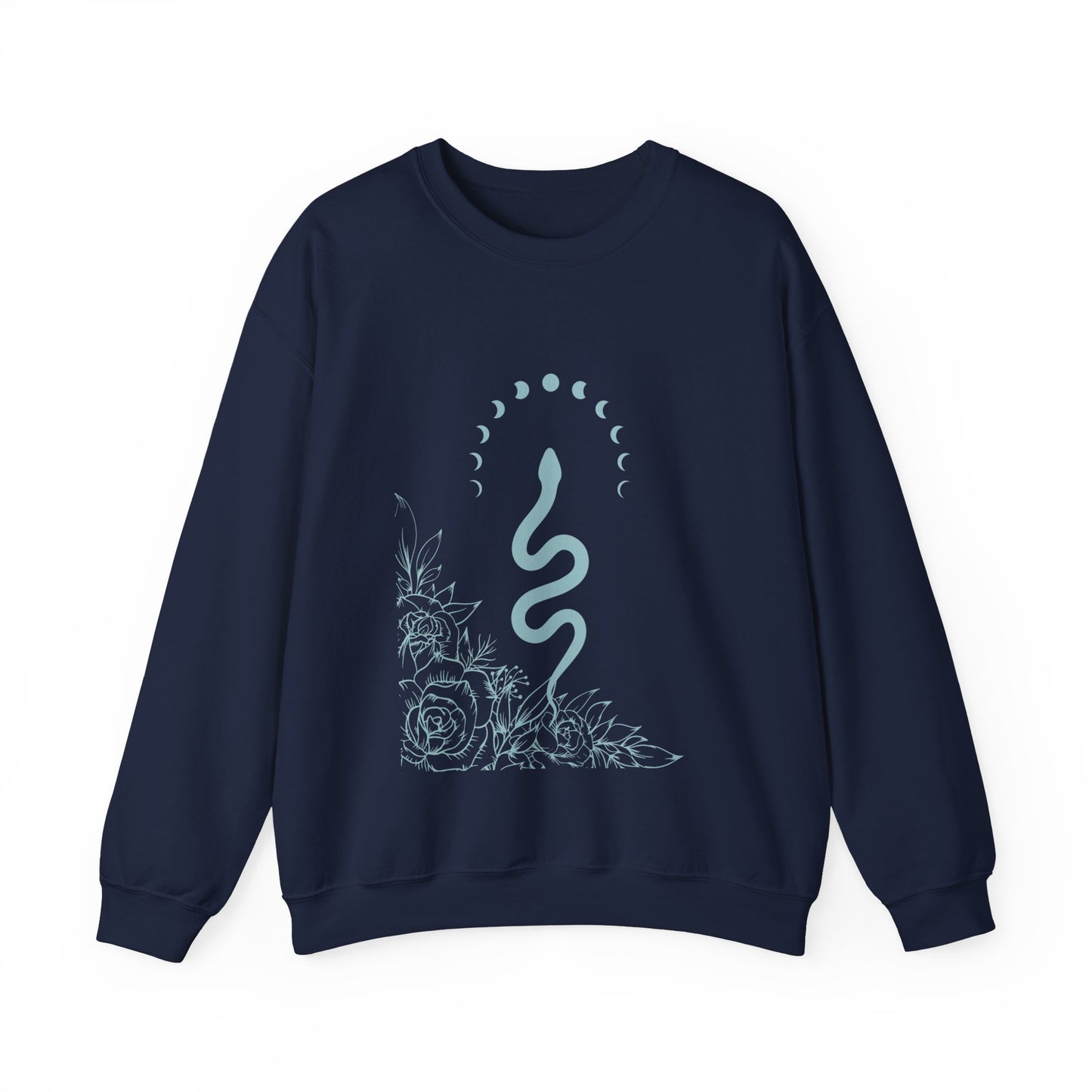 Snake Print Crewneck Sweatshirt