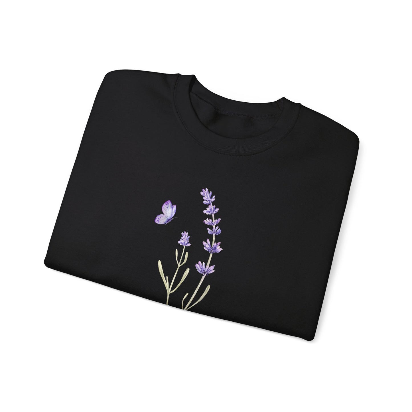 Lavender Butterfly, Good Omens Collection Sweatshirt