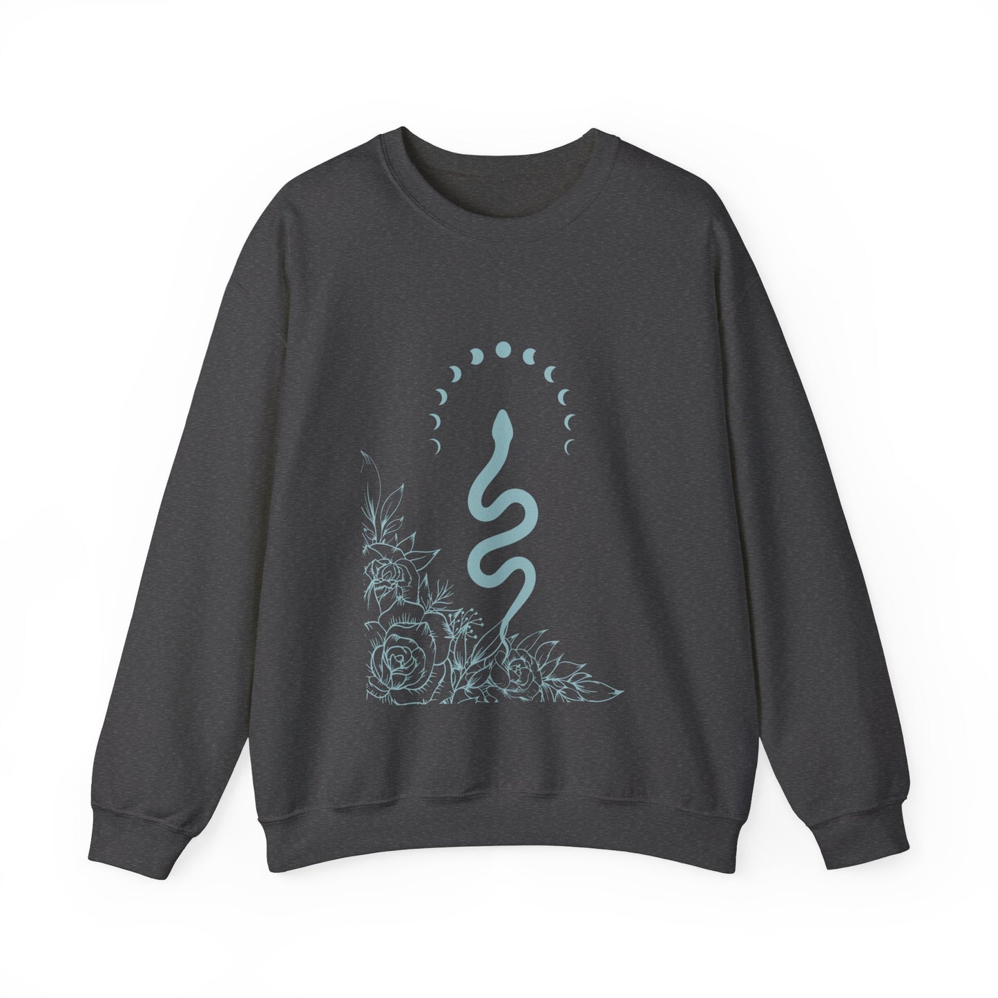 Snake Print Crewneck Sweatshirt