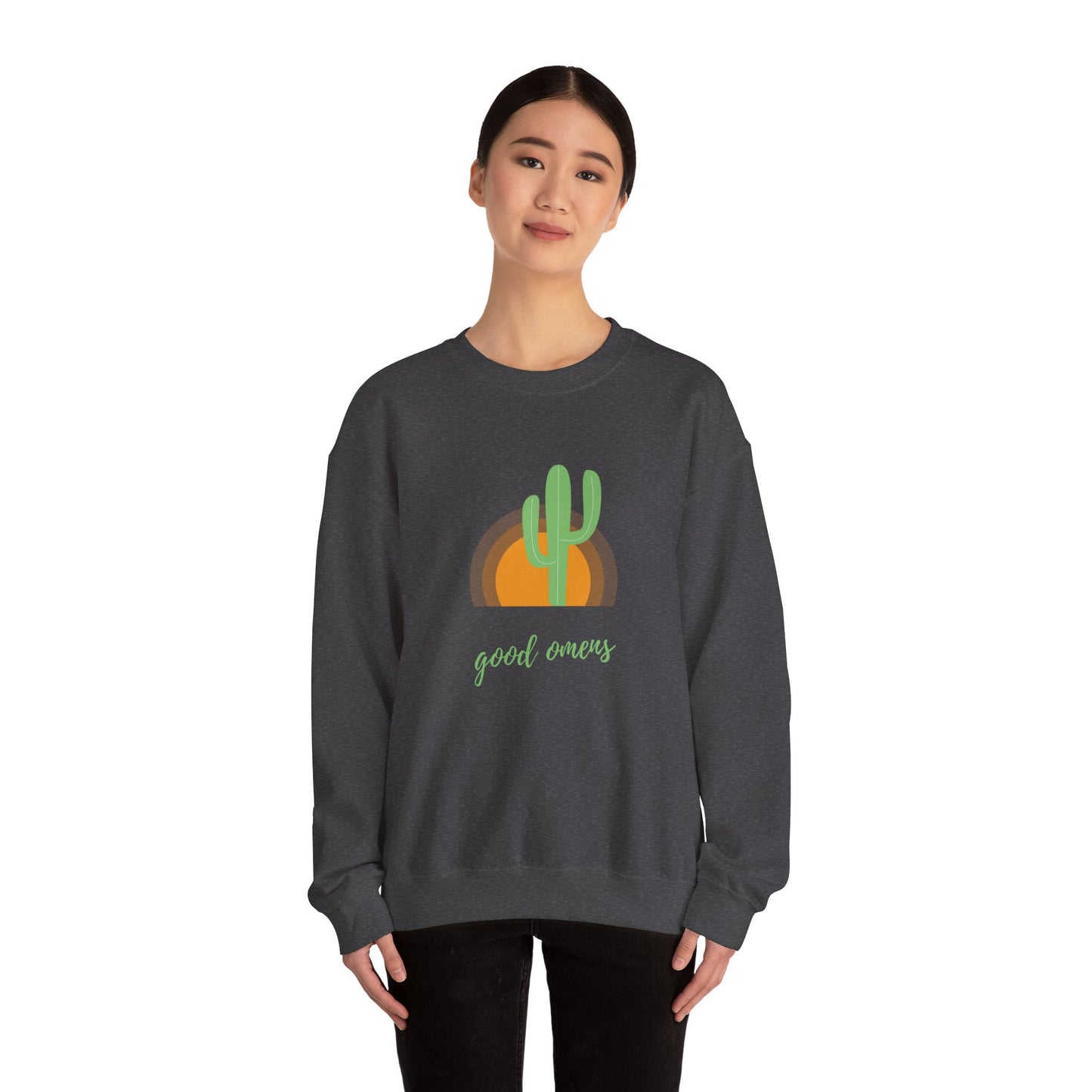 Cactus Sunset, Good Omens Collection Sweatshirt