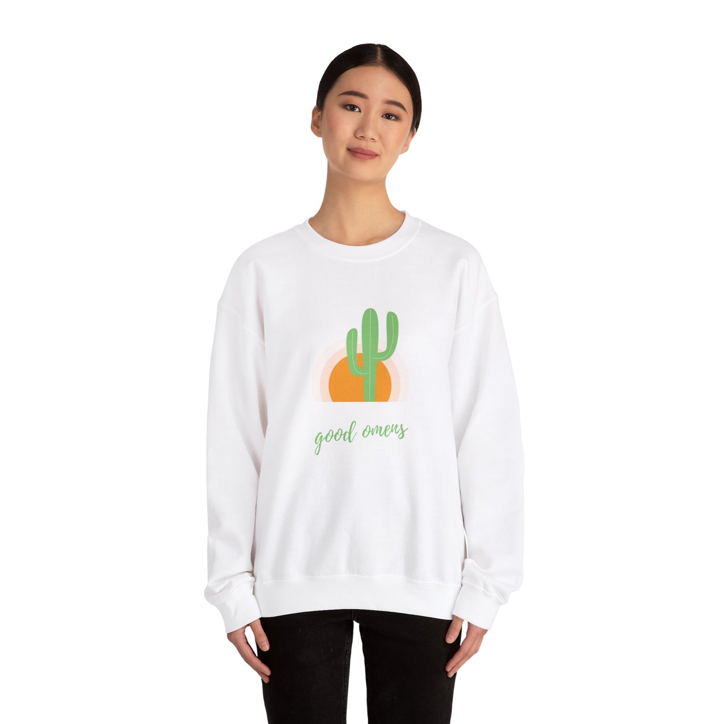 Cactus Sunset, Good Omens Collection Sweatshirt