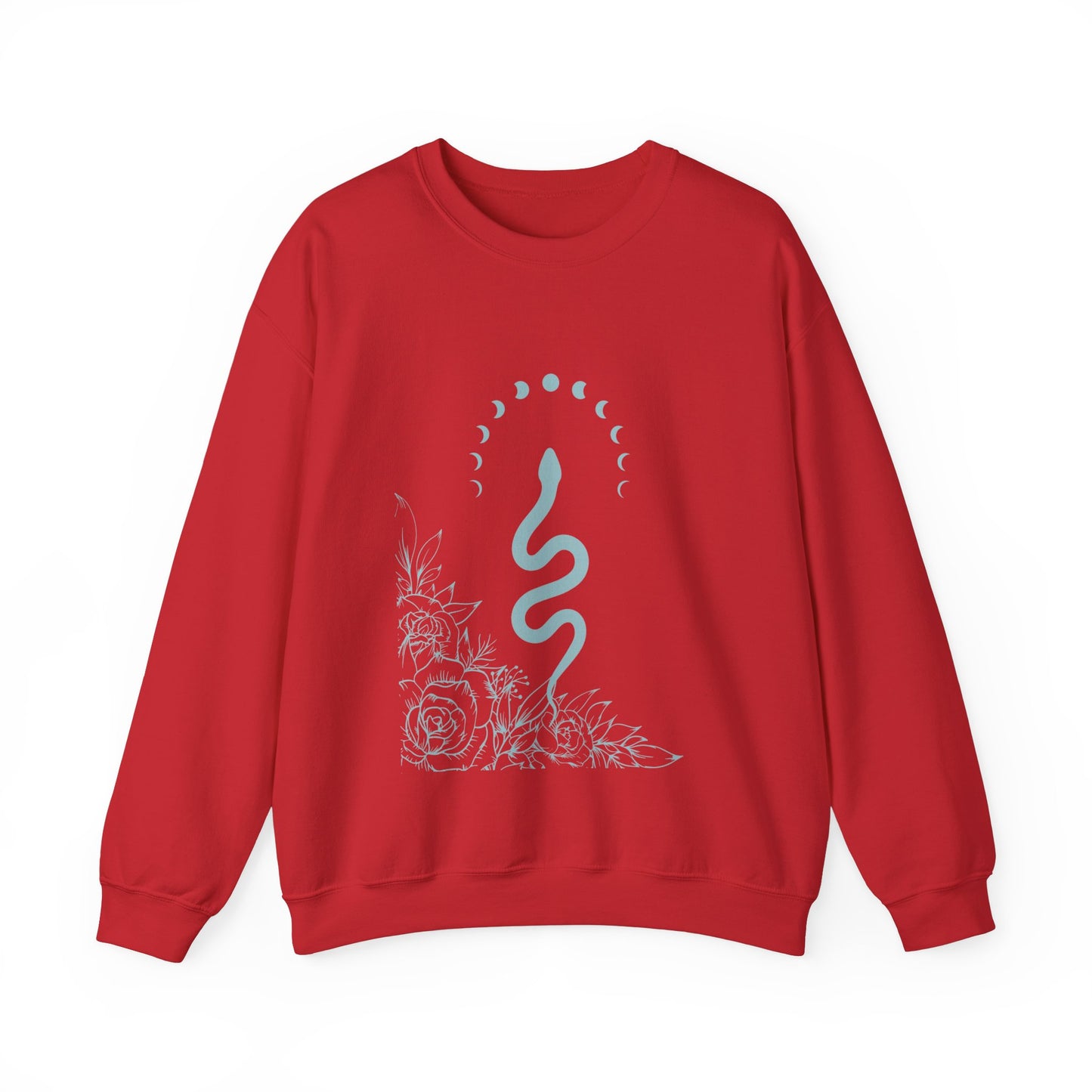 Snake Print Crewneck Sweatshirt