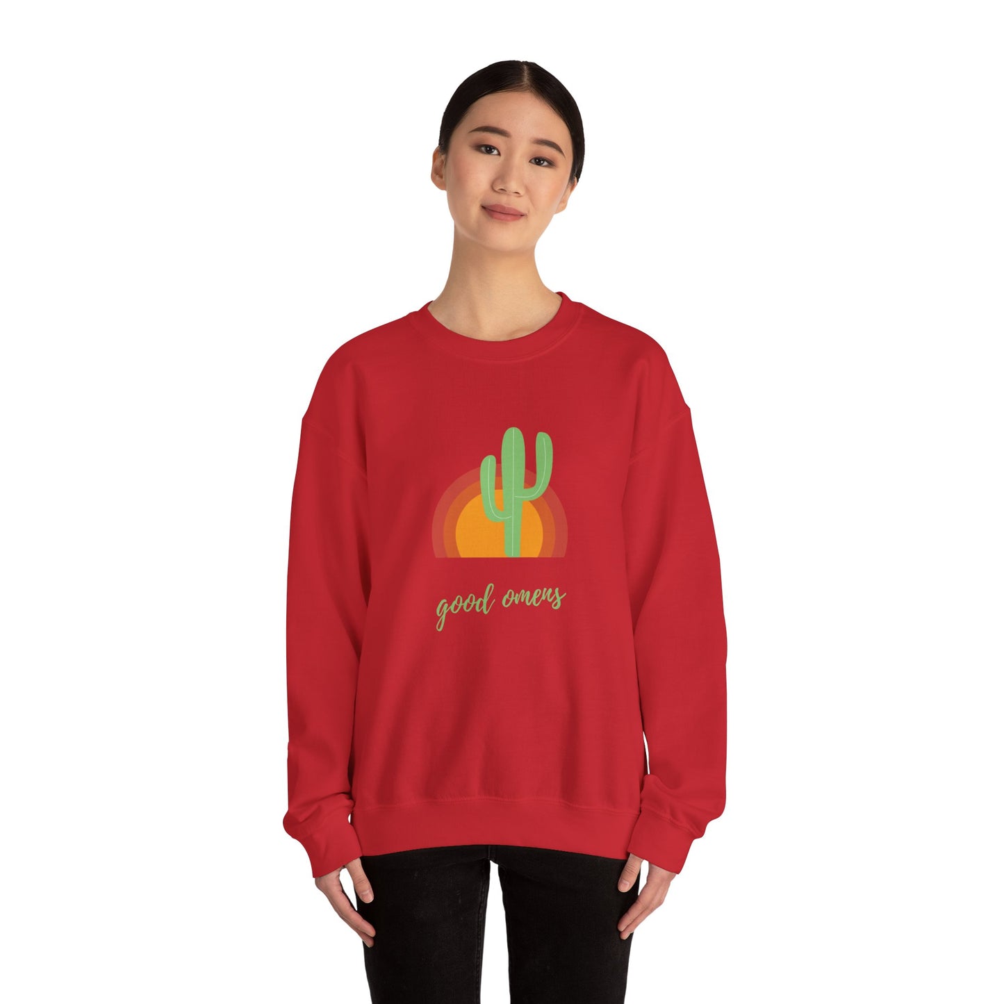 Cactus Sunset, Good Omens Collection Sweatshirt